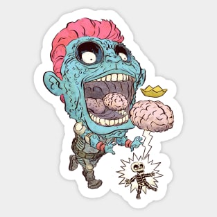 Brain Chase Sticker